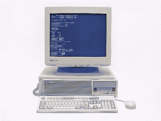 A HP 9000 Unix workstation